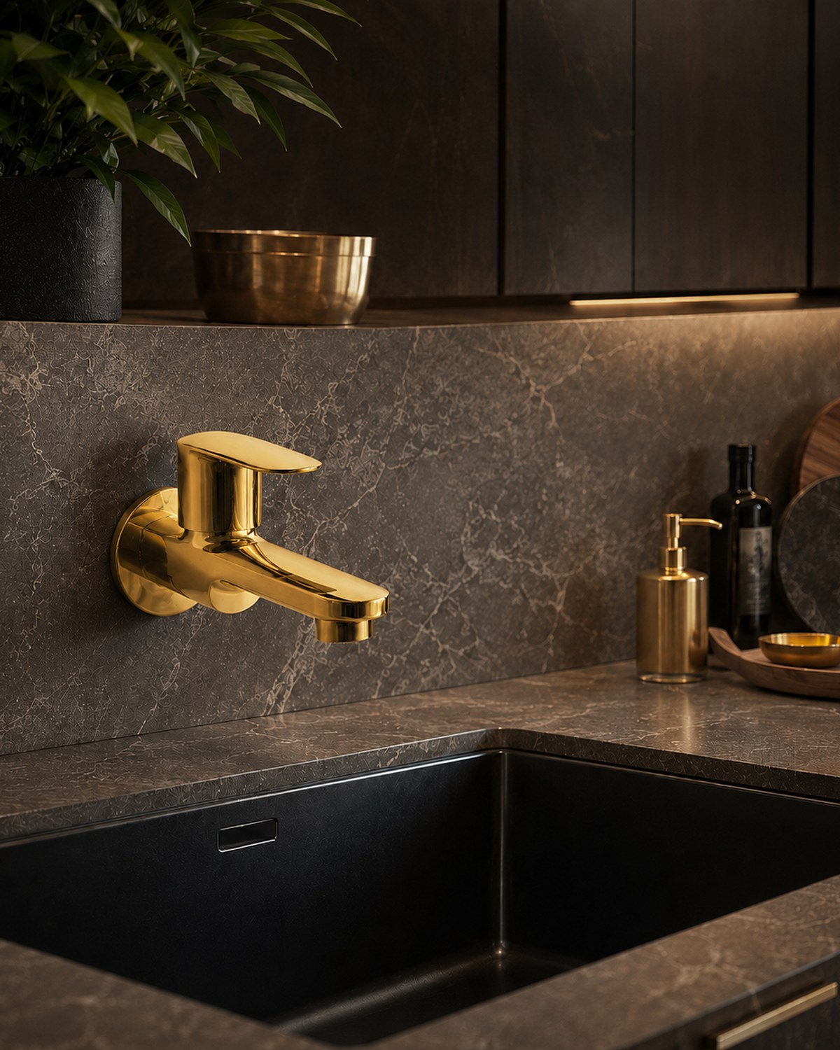 Premium product selection with faucet and interior finishes