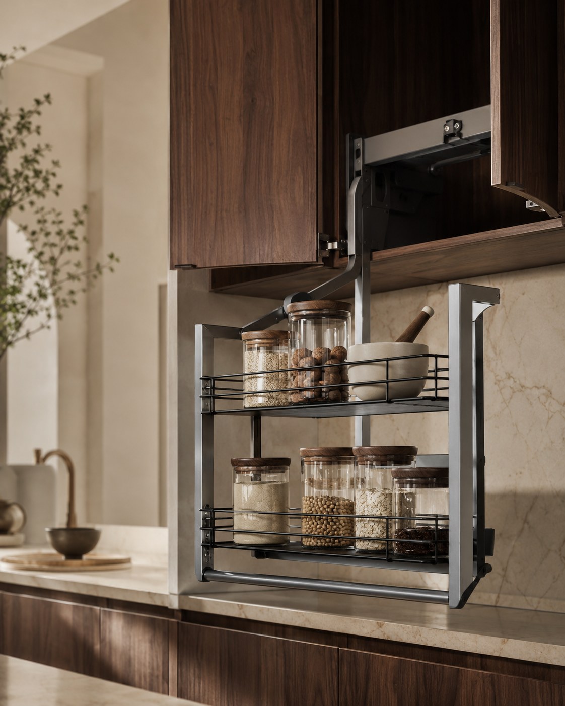Pull-down Wall Basket